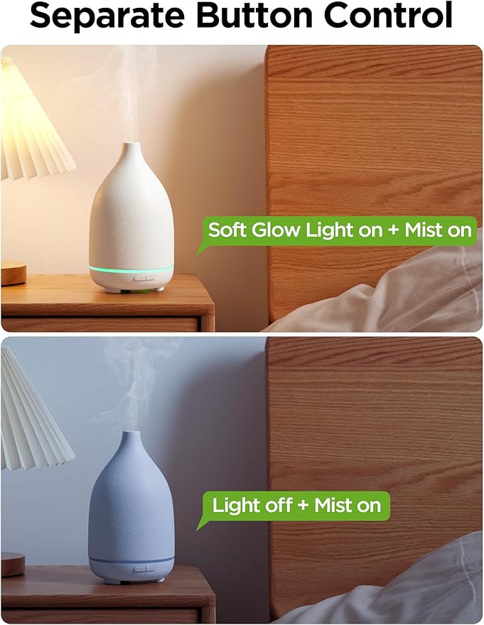 InnoGear Oil Diffuser, 150ML Ceramic Diffuser - Image 4