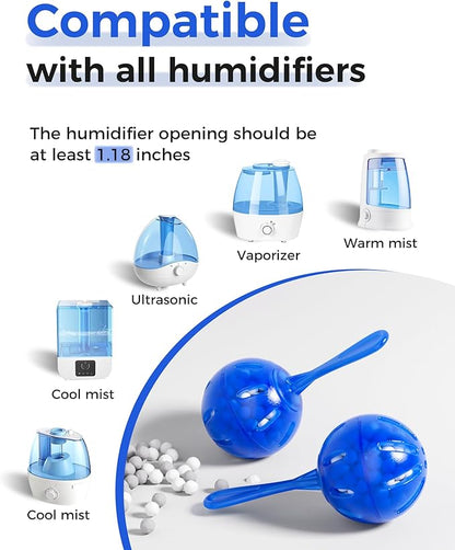 ZhenD 16 Pack Humidifier Cleaner Anti-Scale Balls: Stop White Dust, Extend - Image 4