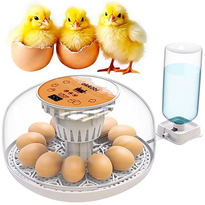 Okkobi M12 Egg Incubator with Automatic Turner and Humidity Control by OKK%C3%96BI