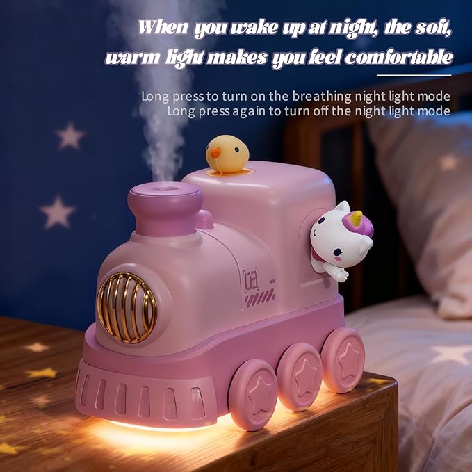 Portable Mini Humidifier, 300ml USB Desktop Personal Cool Mist Small Humidifiers - Image 5