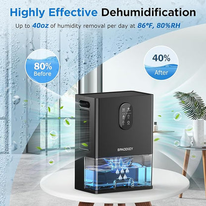 Dehumidifier, 106 OZ Water Tank Dehumidifiers - Image 5