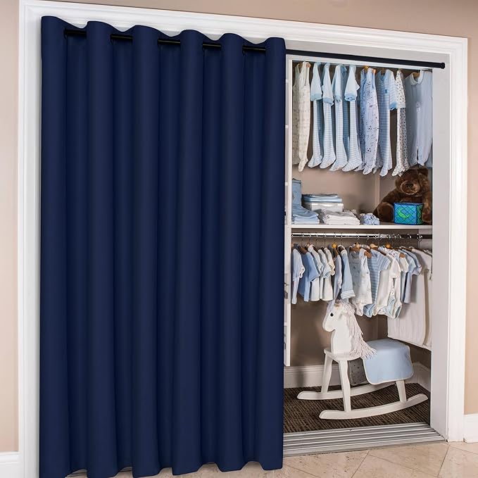 Hiasan Patio Sliding Door Curtain Panel, Bedroom Partition, Shared Office Space - Image 5