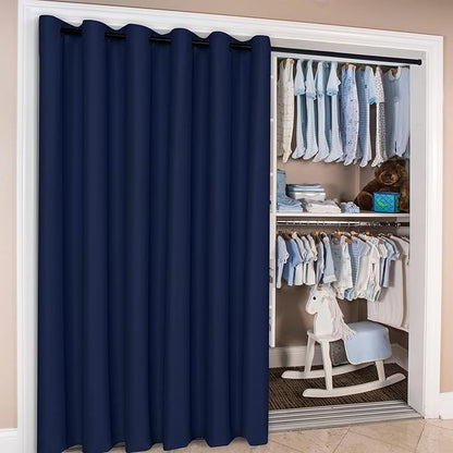 Hiasan Patio Sliding Door Curtain Panel, Bedroom Partition, Shared Office Space - Image 5