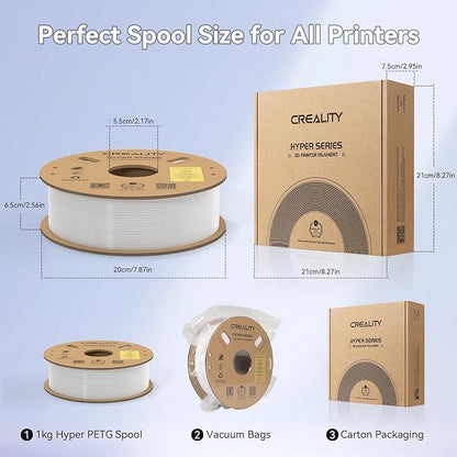 Official Creality Hyper PETG Filament 1.75mm, High Speed 600mm/s 3D Printer - Image 7