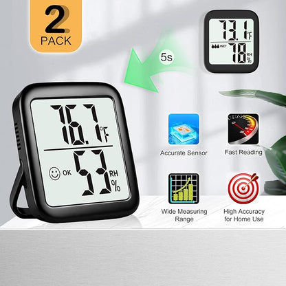 Antonki 2 Pack Room Thermometer - Image 9
