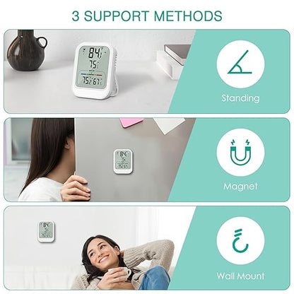 ORIA Digital Thermometer Hygrometer, Wireless Indoor Outdoor Thermometer - Image 5