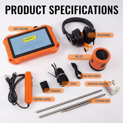 PQWT Underground Water Leak Detectors PQ125B Outdoor Wall Pipe Water Leakage - Image 7