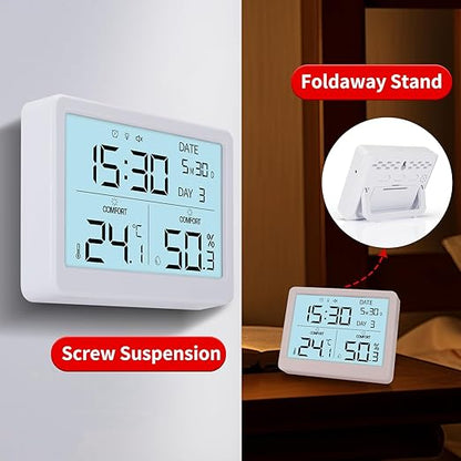 Indoor Digital Thermometer & Humidity Meter, Home Hygrometer Temperature Gauge - Image 6