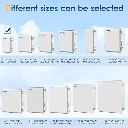 Waterproof Outdoor Project ABS Plastic Junction Box IP67 Weatherproof Dustproof - Image 4