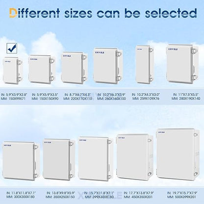 Waterproof Outdoor Project ABS Plastic Junction Box IP67 Weatherproof Dustproof - Image 4