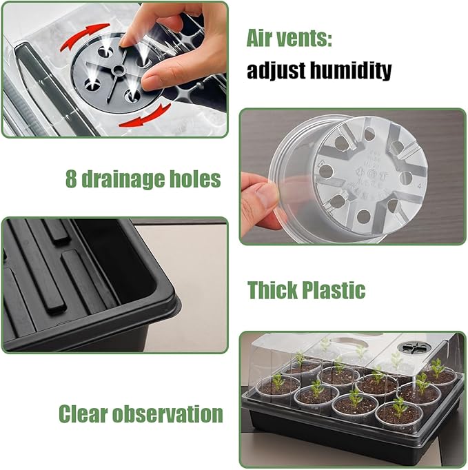 50p 3.5" Clear Nursery Pots - Image 4