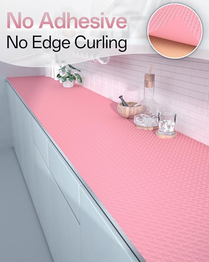 Shelf and Drawer Liner for Kitchen Cabinet, Non-Adhesive 24in x 120in - Image 4