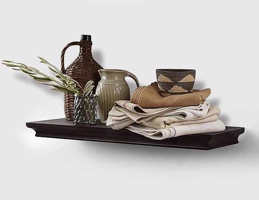 AHDECOR Floating Shelves Wall Mounted, Deeper Wall Storage Shelf by AHDECOR