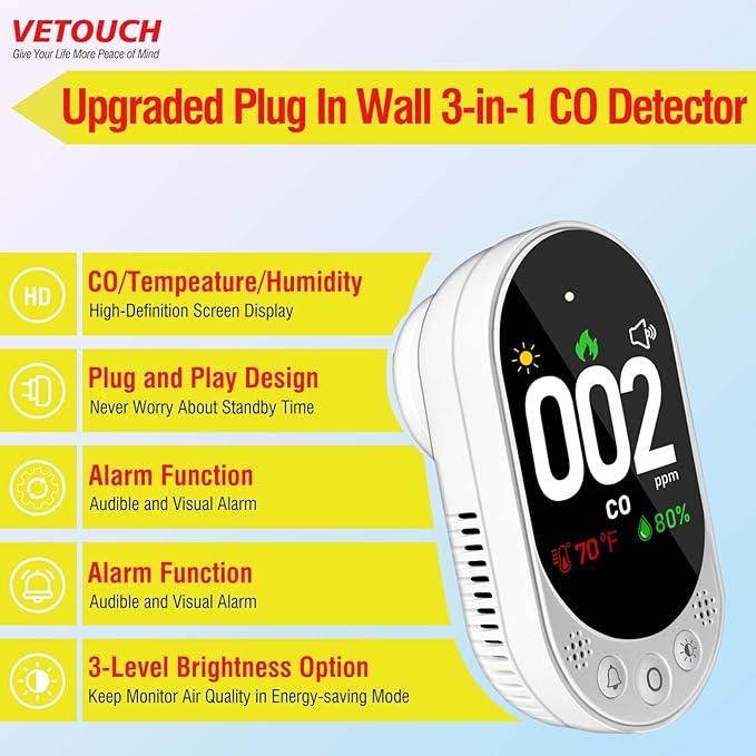 Plug-in Carbon Monoxide Detector - Image 2