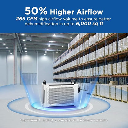 155 Pint Commercial Dehumidifier - Image 3