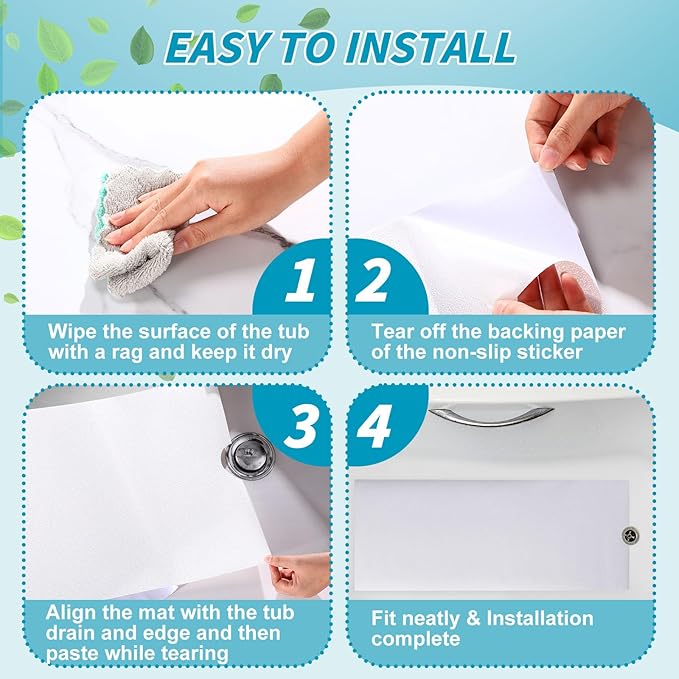 16" x 40" Non Slip Bathtub Mat - Image 5
