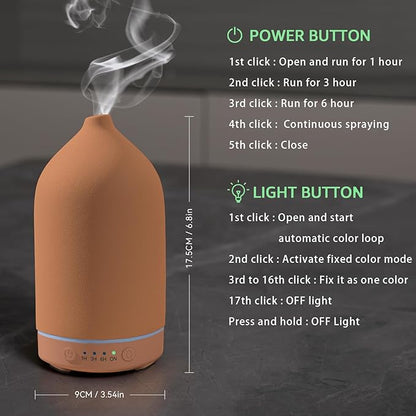 200ML Ceramic Essential Oil Diffuser - Image 4