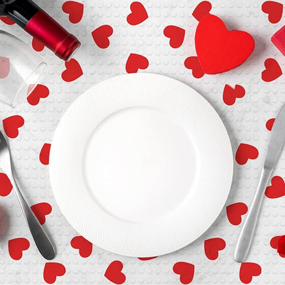 Valentine's Day Refrigerator Liner Waterproof Fridge Shelf Mat Red Heart - Image 3