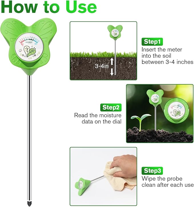 UNIWA Soil Moisture Meter, Plant Water Meter - Image 4