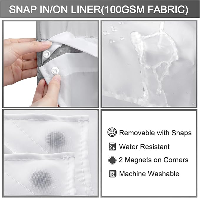 Snap-in Fabric Replacement Liner 71" W x 55" L, - Image 5