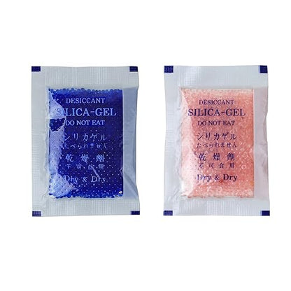 Dry & Dry 5 Gram Blue Indicating Silica Gel Packets Desiccants Silica Gel by DryDry