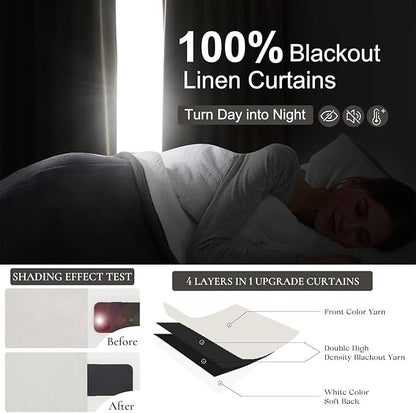Drapes 84 Inch Length 2 Panels Set - Image 3