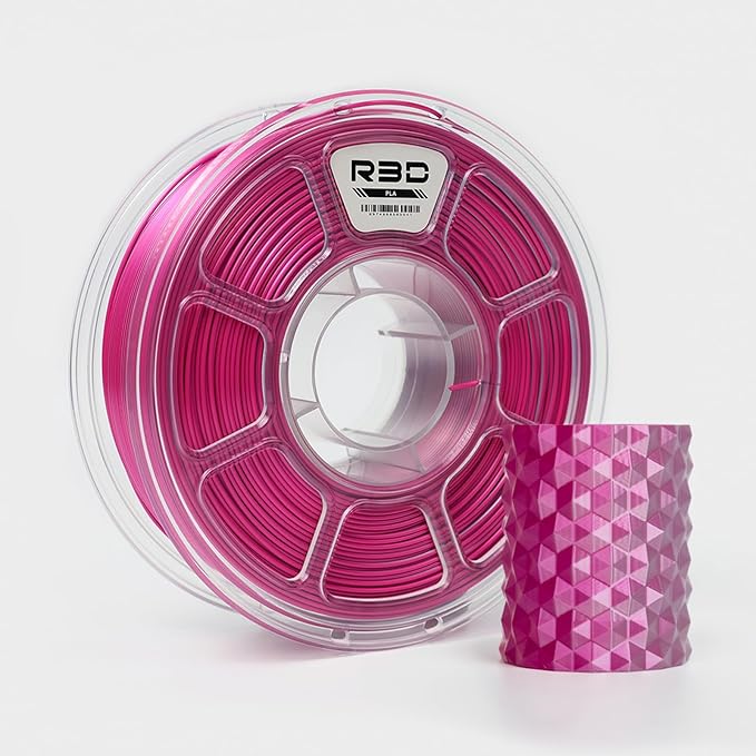 R3D Dual Color Silk PLA Filament, Co-Extrusion 3D Printer Filament 1.75mm by R3D