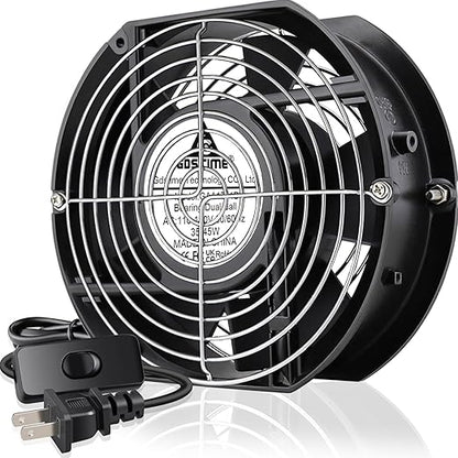 GDSTIME Axial Fan 17251, 110V 120V AC 172mm x 150mm x 51mm Dual Ball Bearing by GDSTIME