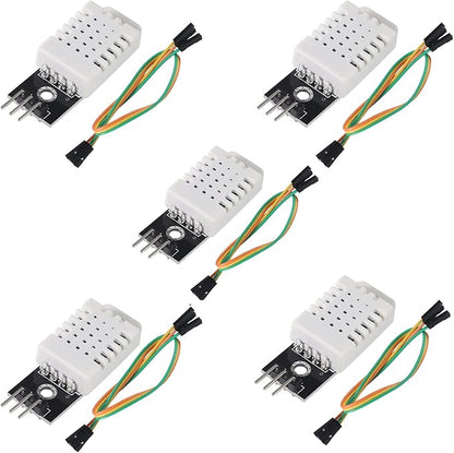 DIANN 5pcs DHT22/AM2302 Temperature and Humidity Sensor Module Temp Humidity by DIANN