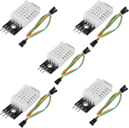 DIANN 5pcs DHT22/AM2302 Temperature and Humidity Sensor Module Temp Humidity by DIANN