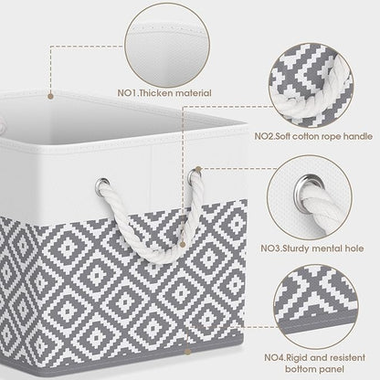 Storage Bins, Collapsible Storage Basket - Image 3