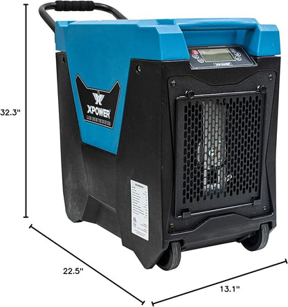 XPOWER XD-85L2 145-Pint LGR Commercial Dehumidifier - Image 7