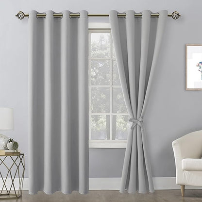 Hiasan Blackout Curtains for Bedroom, 52 x 96 Inches Long - Image 2