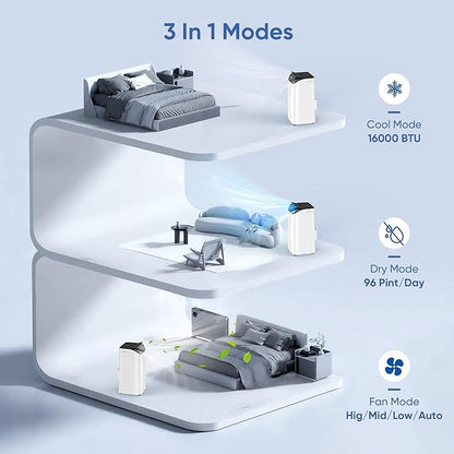 16, 000 BTU Inverter Portable Air Conditioner - Image 5