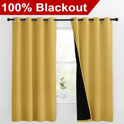 NICETOWN 100% Blackout Curtains - Image 2