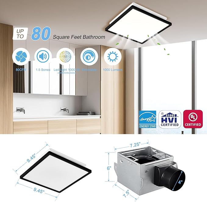 Tech Drive Bathroom Exhaust Fan - Image 3