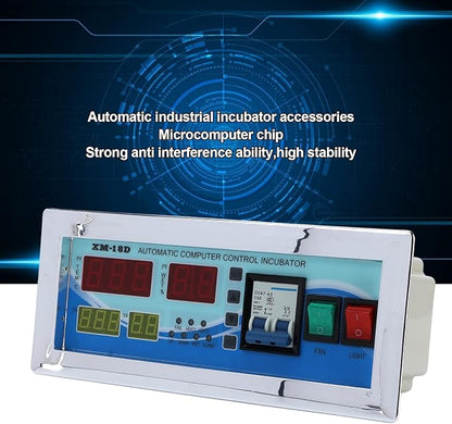 110V Egg Incubator Controller, XM-18D Digital Automatic Temperature Humidity - Image 6