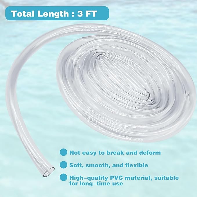3Ft Portable Air Conditioner Drain Hose, 3/5 Inch Leakproof AC Drain Hose Kit - Image 5