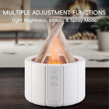 Campfire Flame Fire Diffuser, Bonfire Aromatherapy Essential Oil Diffuser - Image 4