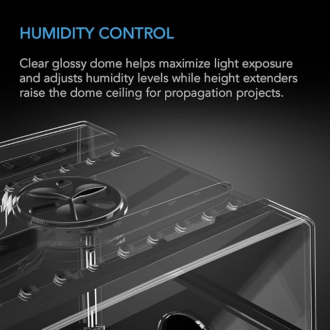 AC Infinity Large Humidity Dome, Heavy-Duty Germination Kit - Image 4