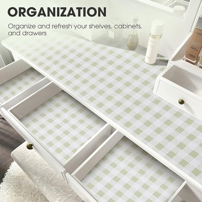 Drawer and Shelf Liner, Non-Slip Kitchen Cabinet Liners Non-Adhesive Thick - Image 6