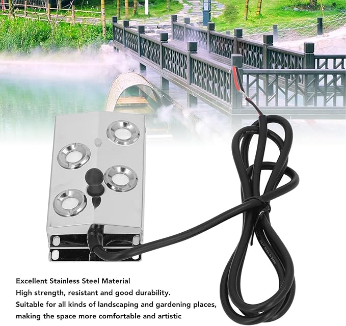 Eujgoov 4-Head Ultrasonic Mist Maker Fog Humidifier 45-48V - Image 3