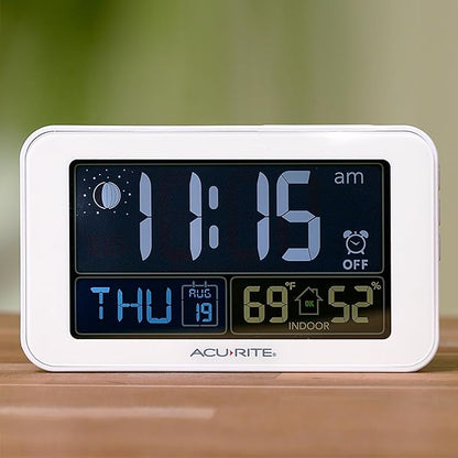 AcuRite Intelli-Time Digital Alarm Clock - Image 5
