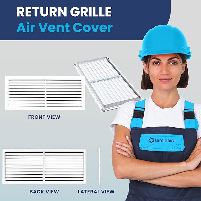 26x10 Inch Air Return Vent Cover Decorative – Premium Aluminum AC Vent Cover - Image 2