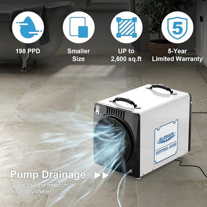 ALORAIR Duct-able Version Basement/Crawl Space Dehumidifiers 198 PPD Commercial - Image 2
