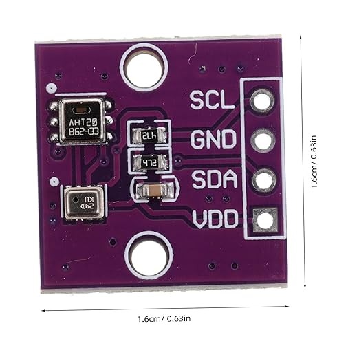 GANAZONO 5pcs Compact Digital and Humidity Sensor Module Atmospheric Pressure - Image 2