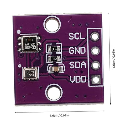 GANAZONO 5pcs Compact Digital and Humidity Sensor Module Atmospheric Pressure - Image 2