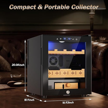 Electric Humidor-50L Cooling & Heating Humidor, Smart Touch Control Humidity & - Image 6