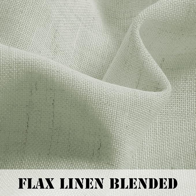 H.VERSAILTEX Light Filtering Linen Textured Curtains - Image 4