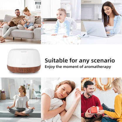 300ML Essential Oil Diffuser, Mini Aromatherapy Diffuser - Image 4